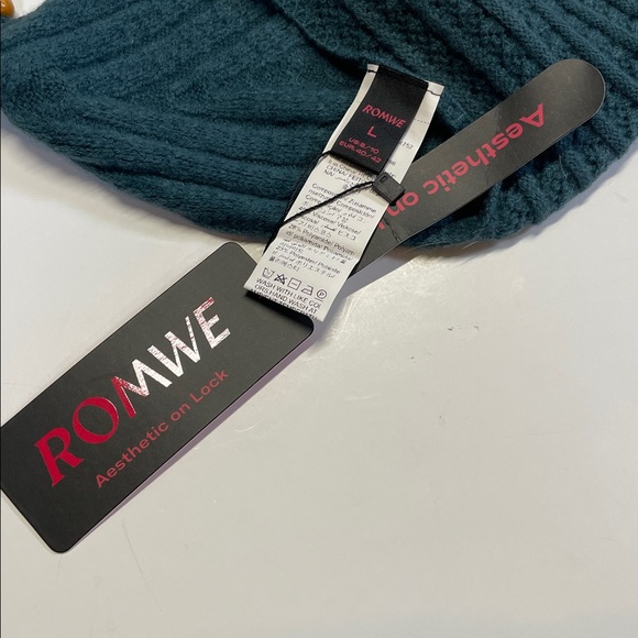 ROMWE Crochet Halter Top Evil Eye Boho Festival Womens Size L - Picture 7 of 7